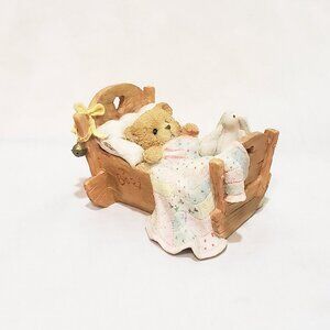 Cherished Teddies Baby Cradled with Love 1992 Enesco Hillman 911356 2" Bunny